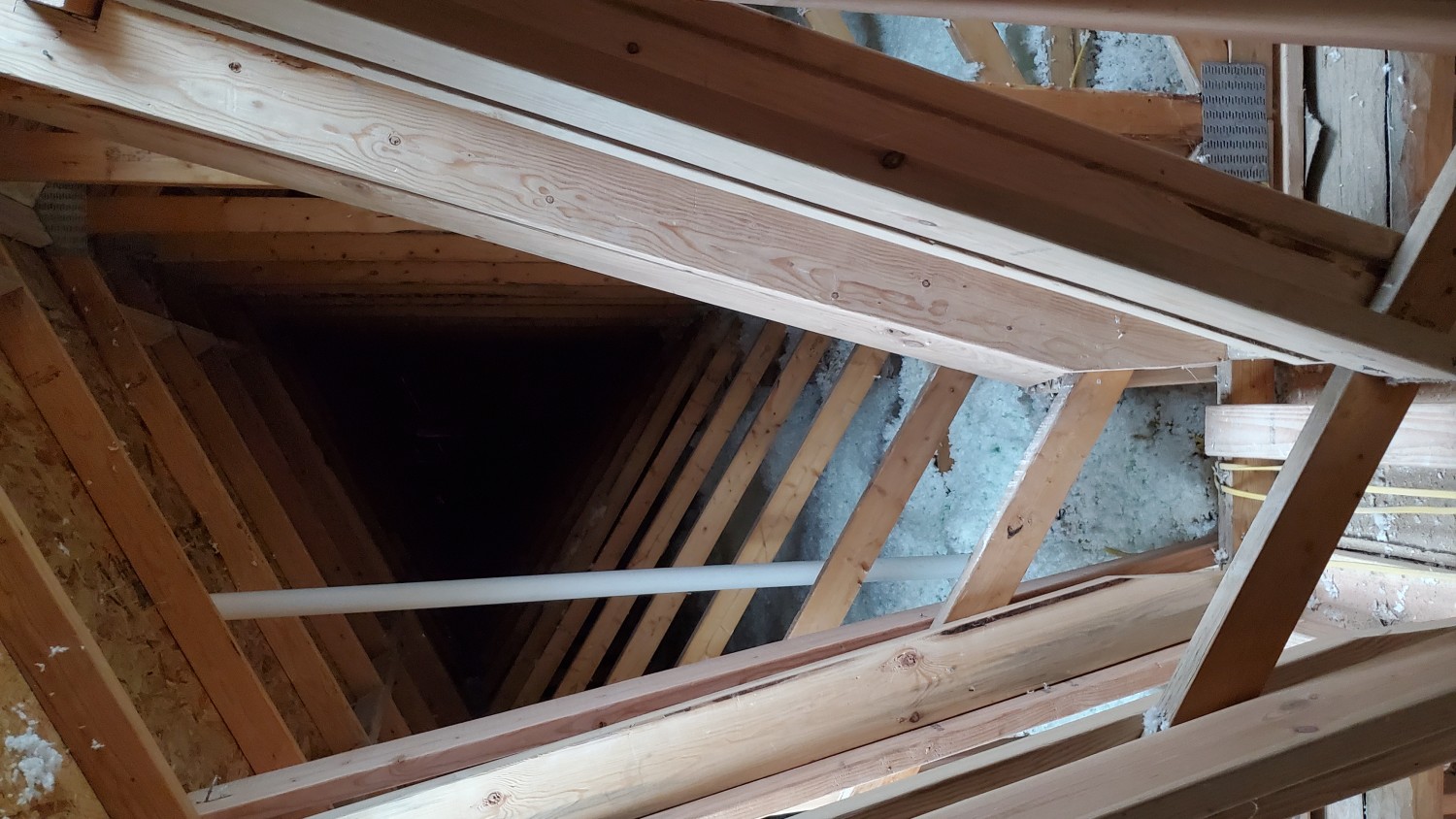 insulation in the attic insulation in the attic
