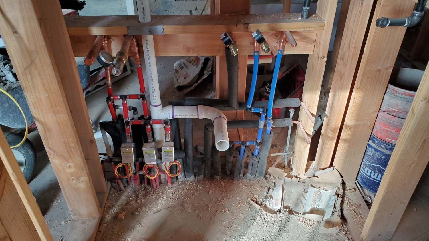 boiler room plumbing