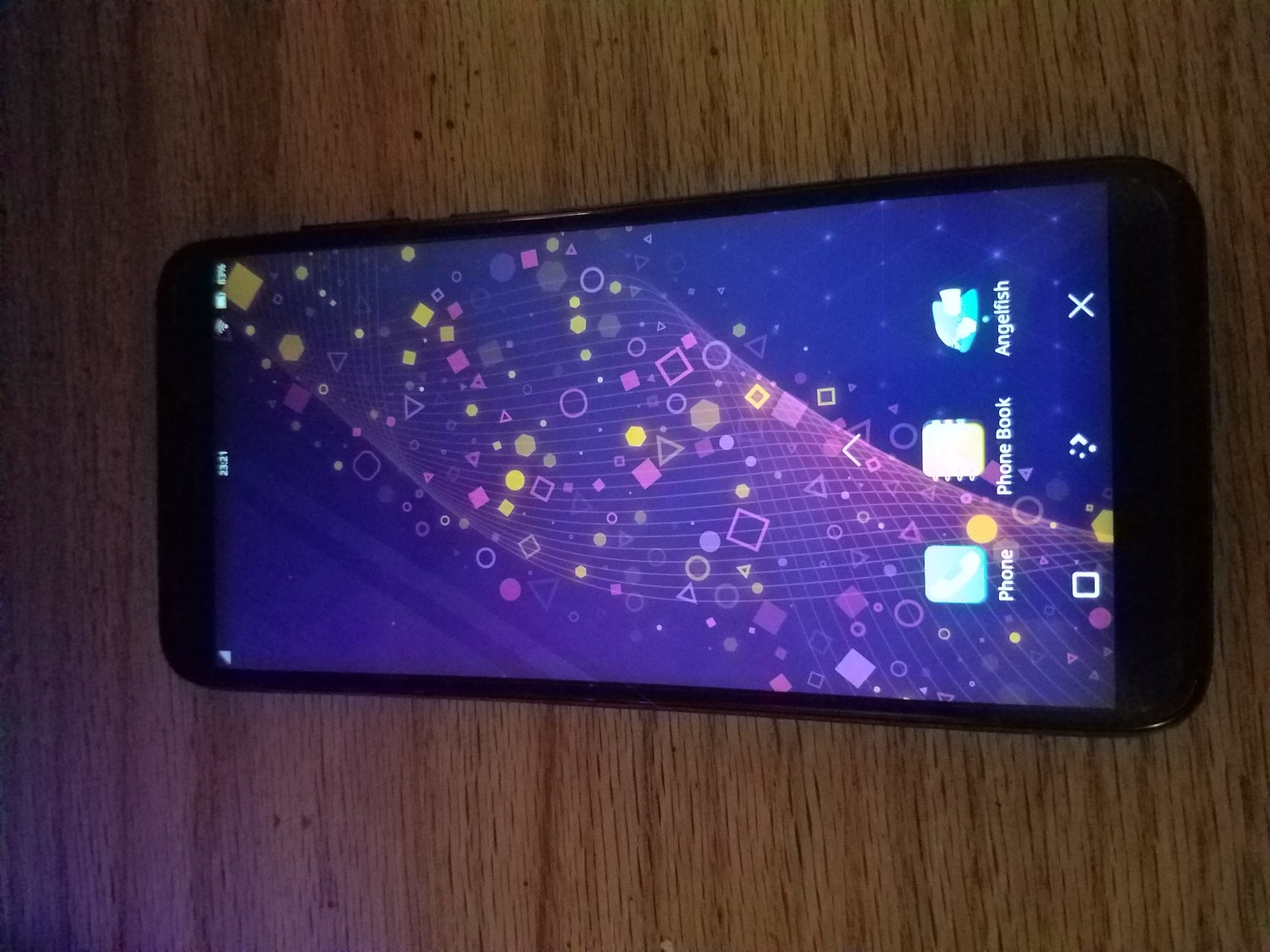 Home screen